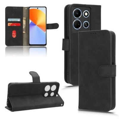 Für Infinix Note 30 5G Skin Feel Magnet Flip Leder Handy Hülle Cover Schale