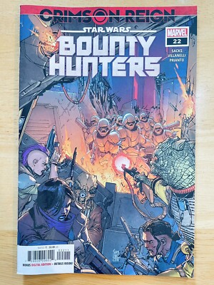 STAR WARS BOUNTY HUNTERS #22 (2022) GUISEPPE CAMINCOLI CVR CRIMSON REIGN TIE-IN