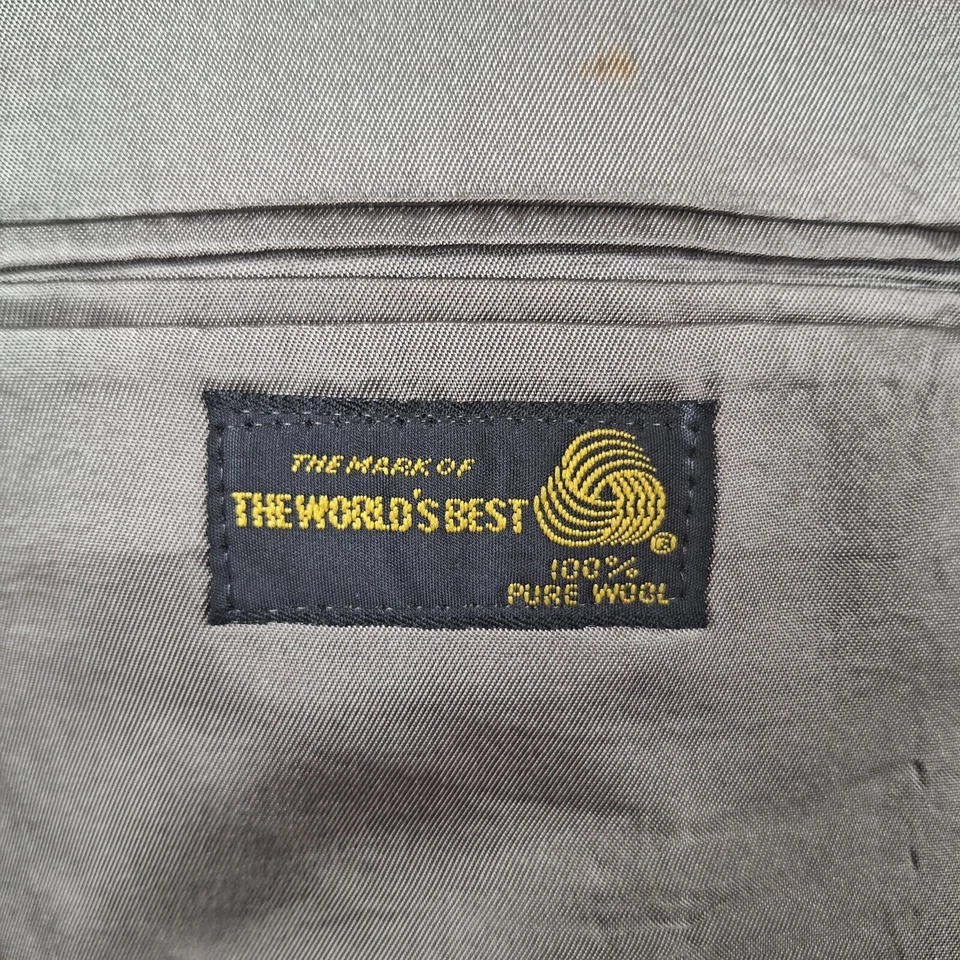 Strathmore Blazer Jacket Mens 40R Brown Tweed Wool - Image 3 of 4