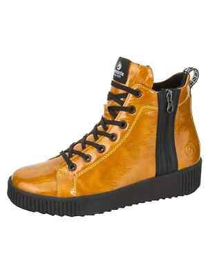 Remonte Platform Ankle Boot, Mustard Yellow, Size 37 (sch286)