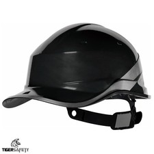 Delta Plus Black Baseball Diamond V Hard Hat Helmets Bump Cap Construction PPE