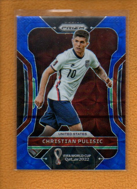 Christian Pulisic 2022 Prizm World Cup Prizms Choice Blue 201 /135