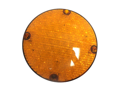 ECV7561FPTY SOUND OFF 7'' ROUND LED AMBER  FRONT/PARK/TURN LIGHT SCHOOL BUS