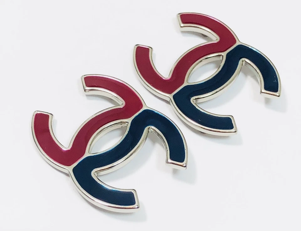 CHANEL CH 5524 Red /Dark Blue Logo Accessory Genuine With Screws Made In ITALY - Image 3 of 4