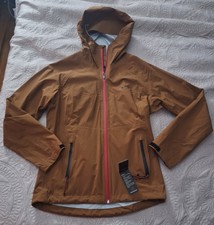 Smith + Rouge Sender Series Rain Shell Jacket Hooded Women's Xs Brown Nwt