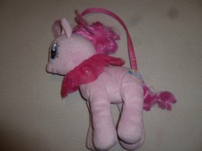 MY LITTLE PONY PINKIE PIE PLUSH CHILD GIRL PURSE BAG FRIENDSHIP IS MAGIC PINK .