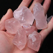 100g Pink Rose Quartz Natural Raw Rough Crystal Mineral Specimen Rock Stone EOB