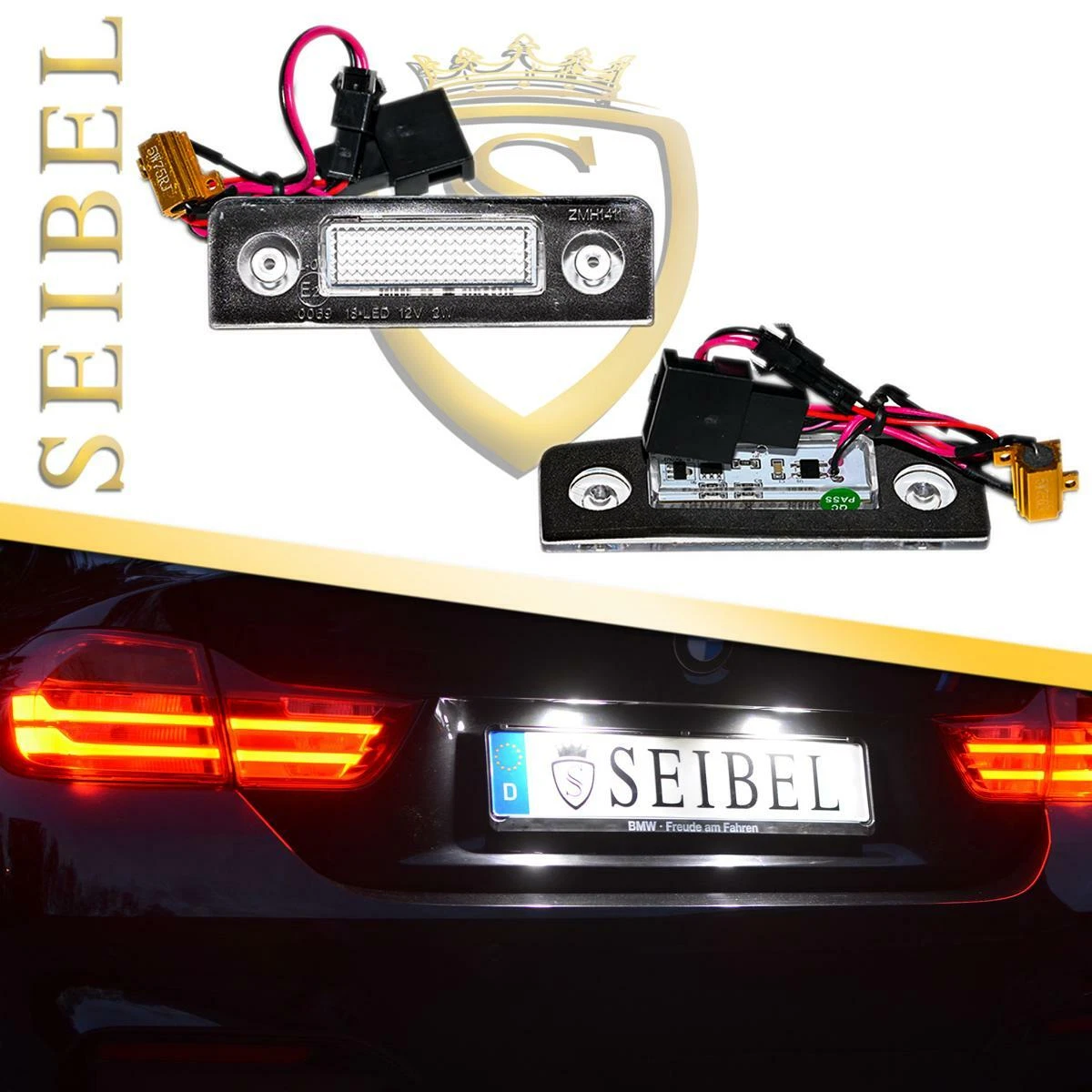 Set Luci Targa A LED Per Skoda Octavia E Roomster (2004-2013) – AUTO-STYLE, Canbus Integrato