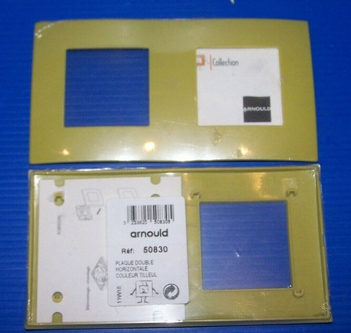 Plaque Double Arnould Espace Collection Tilleul Réf. 50830 - Neuve En Emballage