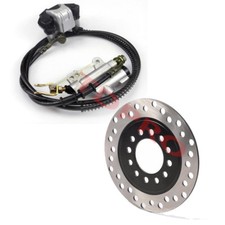 Rear Disc Brake Assembly Master Cylinder Caliper  Disc Rotor for Scooter Quad