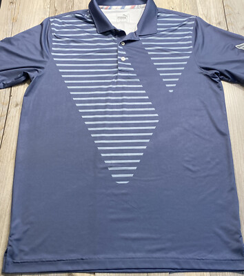 Puma Volition America Polo Shirt Mens Freedom Logo Small
