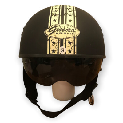 Gmax Half Helmet Visor Small 55-56CM 65S FMVSS No. 218 DOT *New No Tags Stars