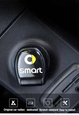 smart car cigarette lighter Smart Car Fortwo Cigarette Lighter Central Console & Storage Box 3D  Stickers, 20