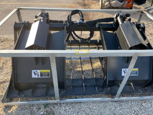 72" Brush Grapple * Skid Steer Quick Attach * Includes hoses & fittings * Crated