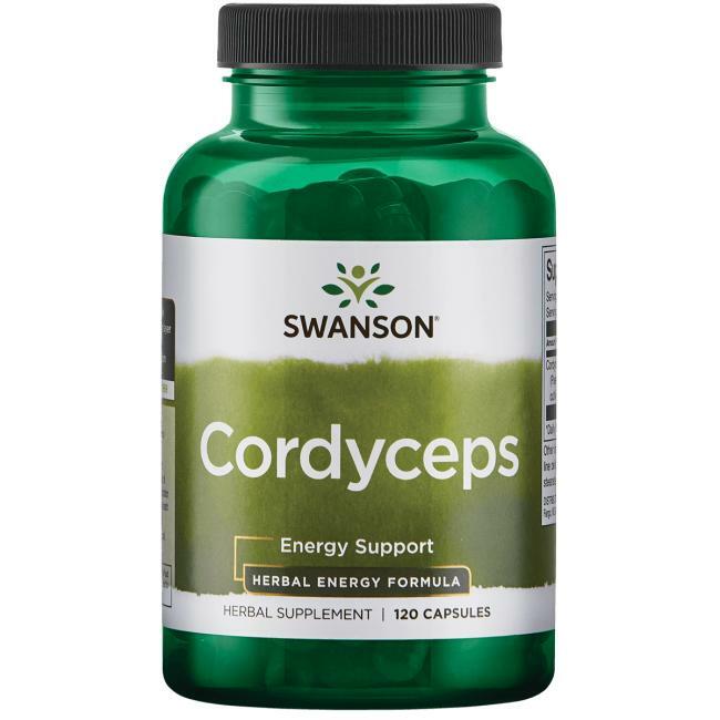Cordyceps Mushroom 120 Capsules 600mg Extract Energy Support Swanson
