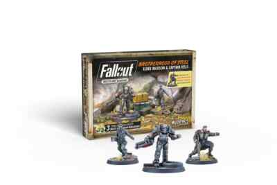 Fallout Wasteland Warfare B of Steel Elder Maxson Captain Kells Neu Box Sealed