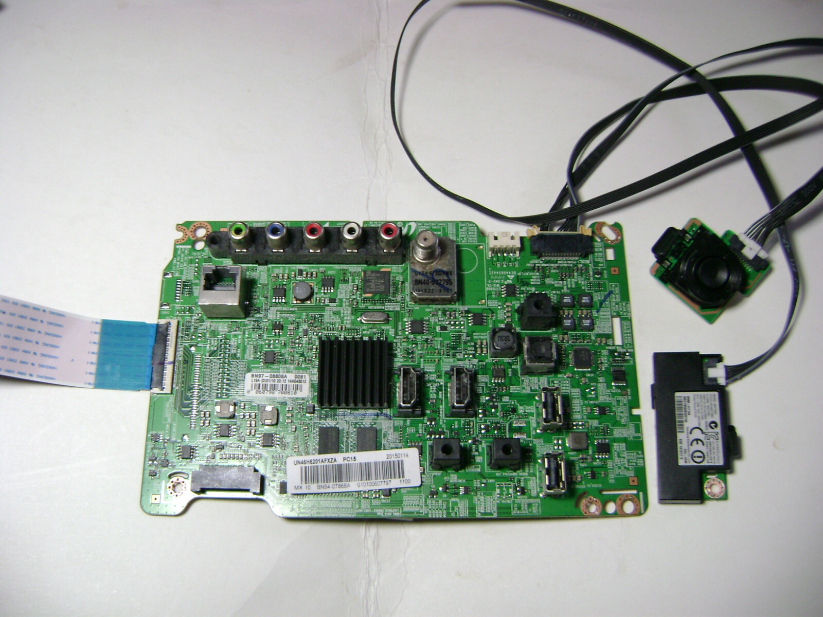 Samsung UN46H6201AF Ver TD01 LCD TV Main Board WIFI Power Button samsung-un46h6201af-ver-td01-lcd-tv-main-board-wifi-power-button