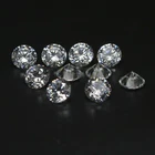 Natural 10 Pc Lot D Color VVS1 Brilliant Cut White Loose Diamond 0.90 mm Round