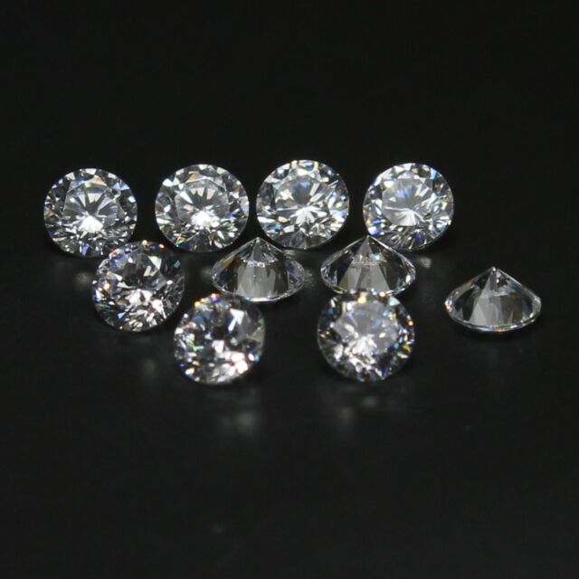 10 Pezzi Lotto Di 1.00 KT Ef Colore VS1 Brillante Taglio Diamante Bianco 3.00 MM 10 Pezzi Lotto Di 1.00 KT Ef Colore VS1 Brillante Taglio Diamante Bianco 3.00 MM