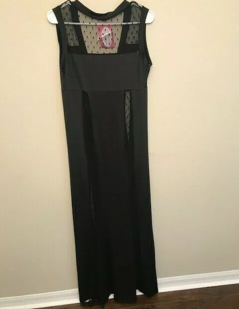 Great Glam Womens Large Long Dress Gorgeous with Lace eBay