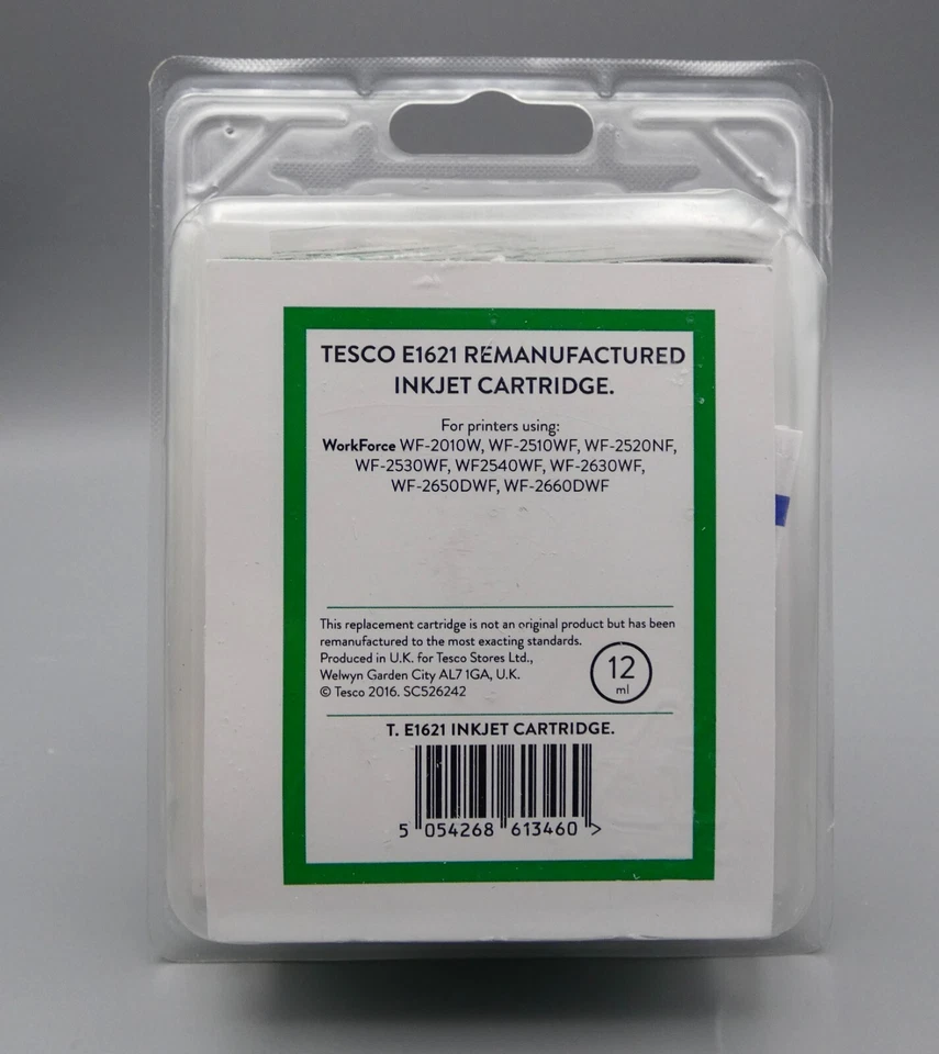 T1621 for Epson Black Compatible Ink Cartridge C13T16214012 Black by Tesco ~ NEW - Image 4 of 4