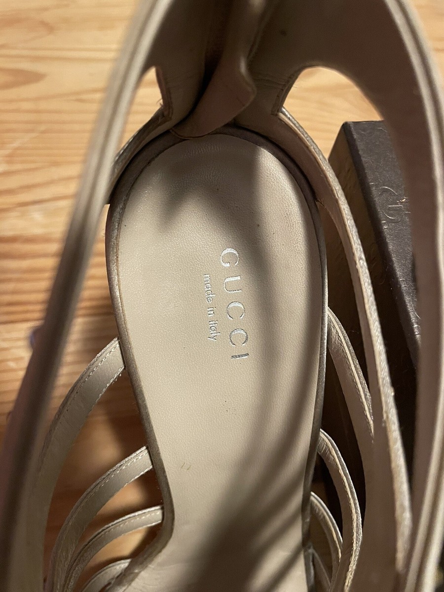 Gucci Shoes crystals Satin High Heels Sz39 MSRP $1250 Designer