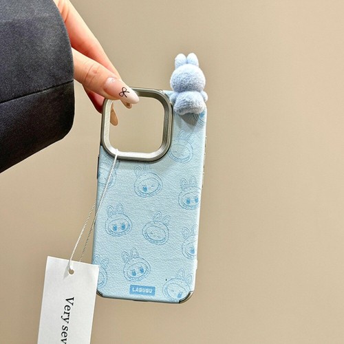 2025 New Ins Cartoon Cute 3d Labubu Handheld Rope Phone 15/16 Promax Phone Case - Zdjęcie 4 z 10