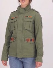 Image of Superdry Women's Crafted M65 Urban Jacket Brand new Green