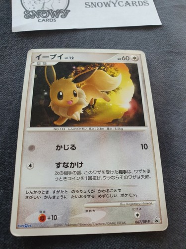 Japanese Promo Eevee 067 Dp P Pokemon Card Toys R Us Ebay