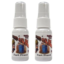 2 x Liquid Ass Spray Mister Fart Prank Pooter Stink Bottle Smell Bomb Prank Gag