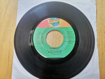 Bunji Garlin Globally Global Riddim dancehall reggae 7'' vinyl 45rpm Fire Links