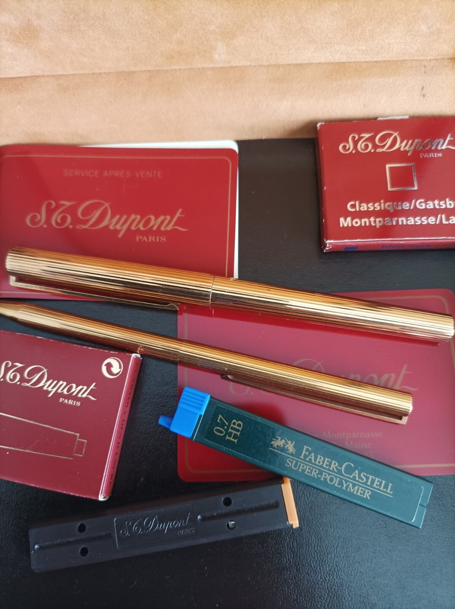 Coffret Stylo Plume ST Dupont + Porte-mine - Occasion, Pièce De Collection Ou Cadeau