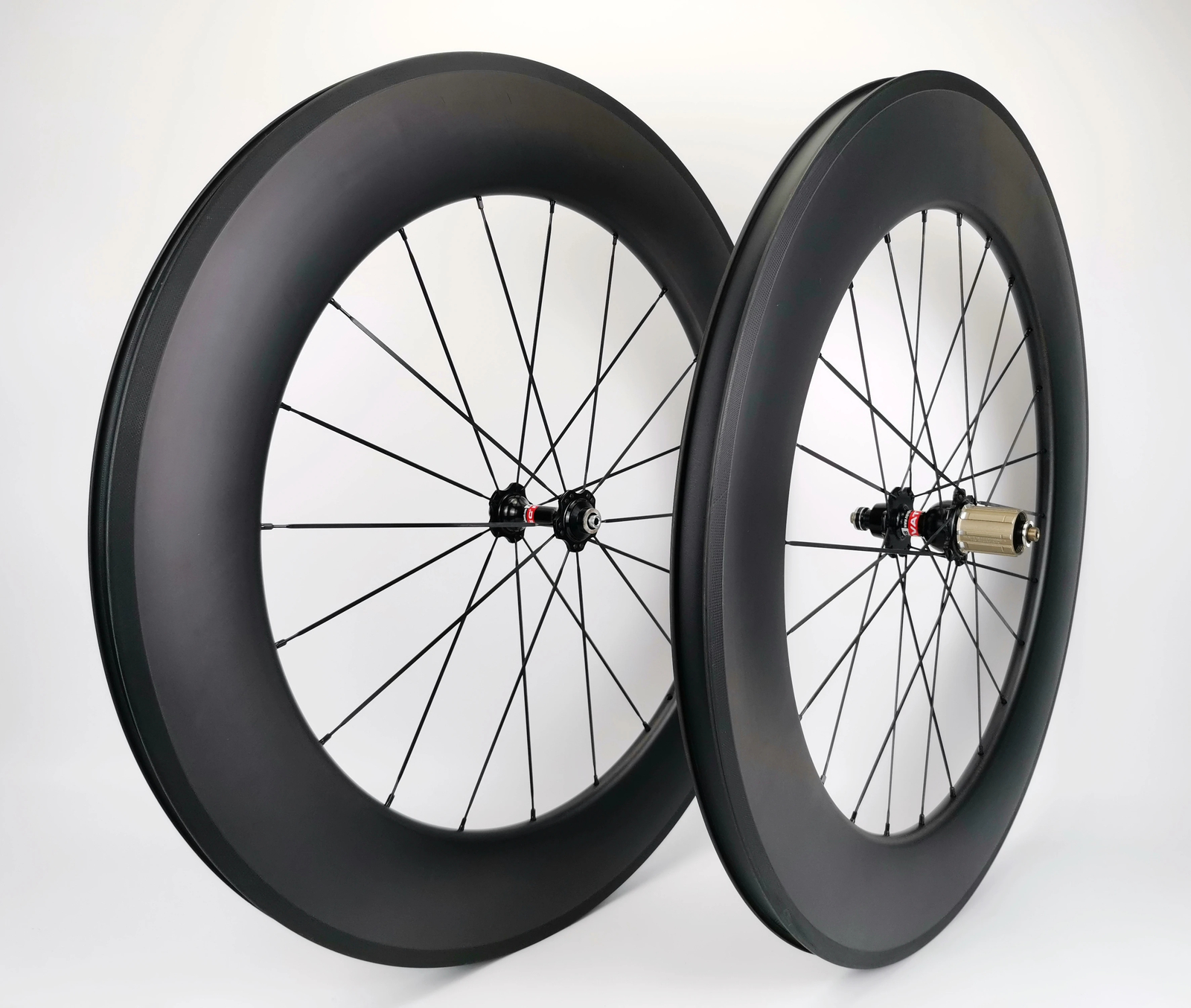 700C Road Bicycle V/Rim Brake Carbon Wheelset 38*25mm Clincher/Tubeless Wheels