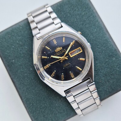3F 【激レア・当時物】1988年 ヨネザワ オシエテスター OSHIETEST Vintage ORIENT tristar 3 star AAA EA 469LD4-71 CA Japan Men