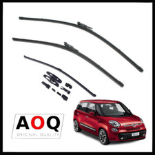 KIT 3 SPAZZOLE TERGICRISTALLO FIAT 500 L Anteriori Posteriore FLAT