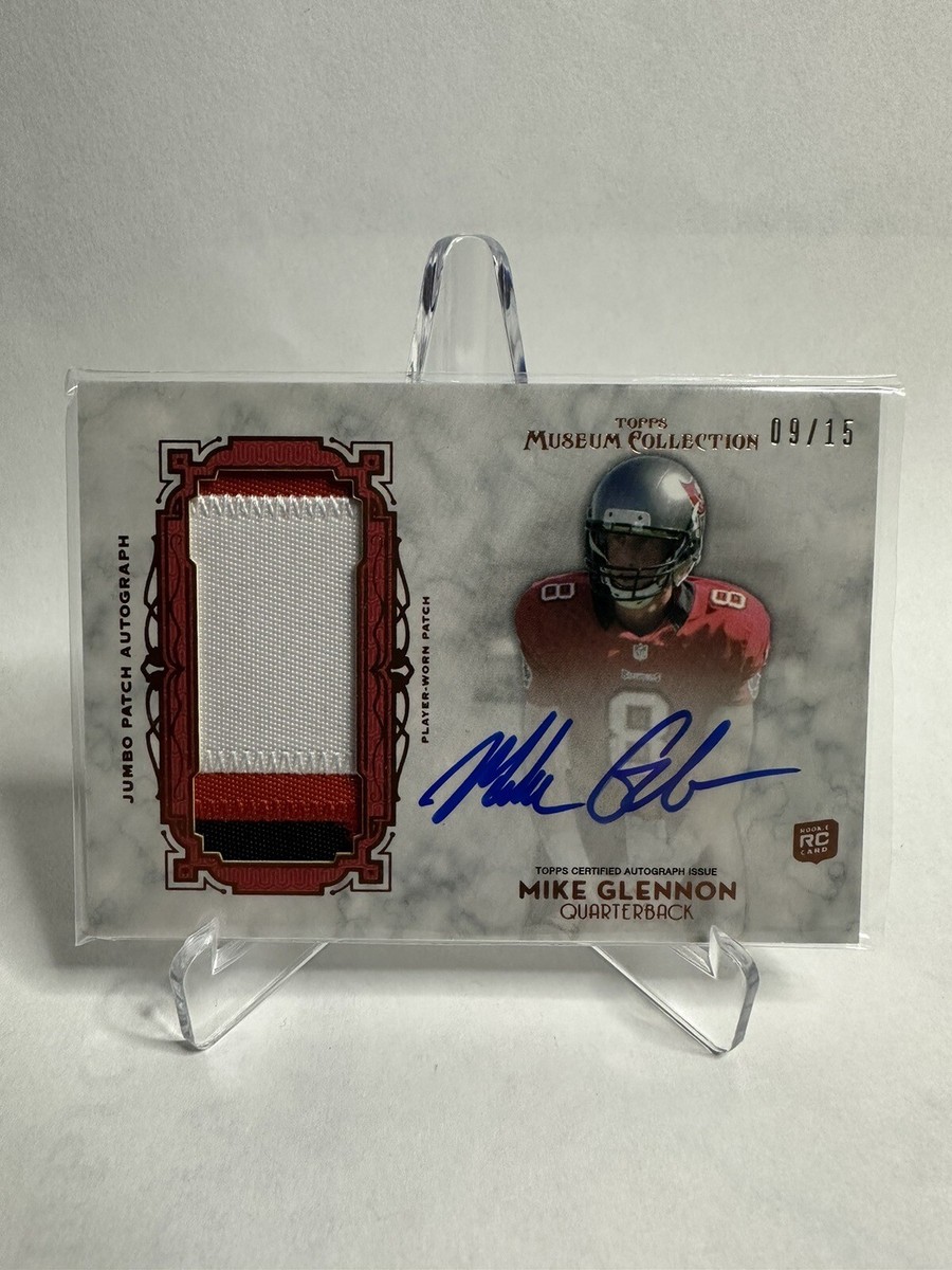 2013 Topps Museum Mike Glennon Rookie Patch Auto On Card RPA #/15