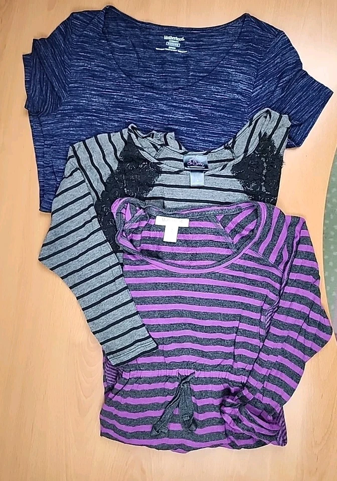 Maternity And  Nursing Shirts Size Small Lot Of 3 Super Soft Comfortable Sweater - Image 3 of 4