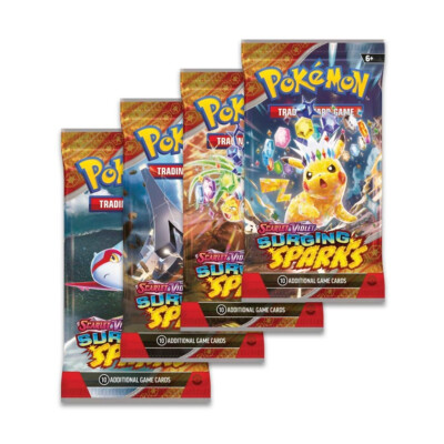 Pokemon Surging Sparks Sealed Half Booster Box (18 Packs) - FREE TRACKED 24 | eBay Pokemon Surging Sparks Sealed Half Booster Box (18 Packs) - FREE TRACKED 24 | eBay