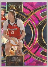 2024 Select WNBA Emily Engstler Premier Pink Cracked Ice Prizm #173 Mystic