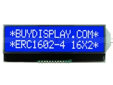 3.3v Blue 16x2 Character LCD Module w/Tutorial,Serial I2C,ST7032 Controller