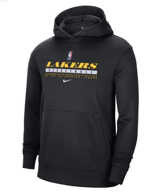nike lakers hoodie black