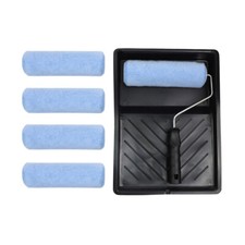 Timco Contractors Paint Roller Frame & Tray Set Sleevs 9" Short Pile - 7 Pieces