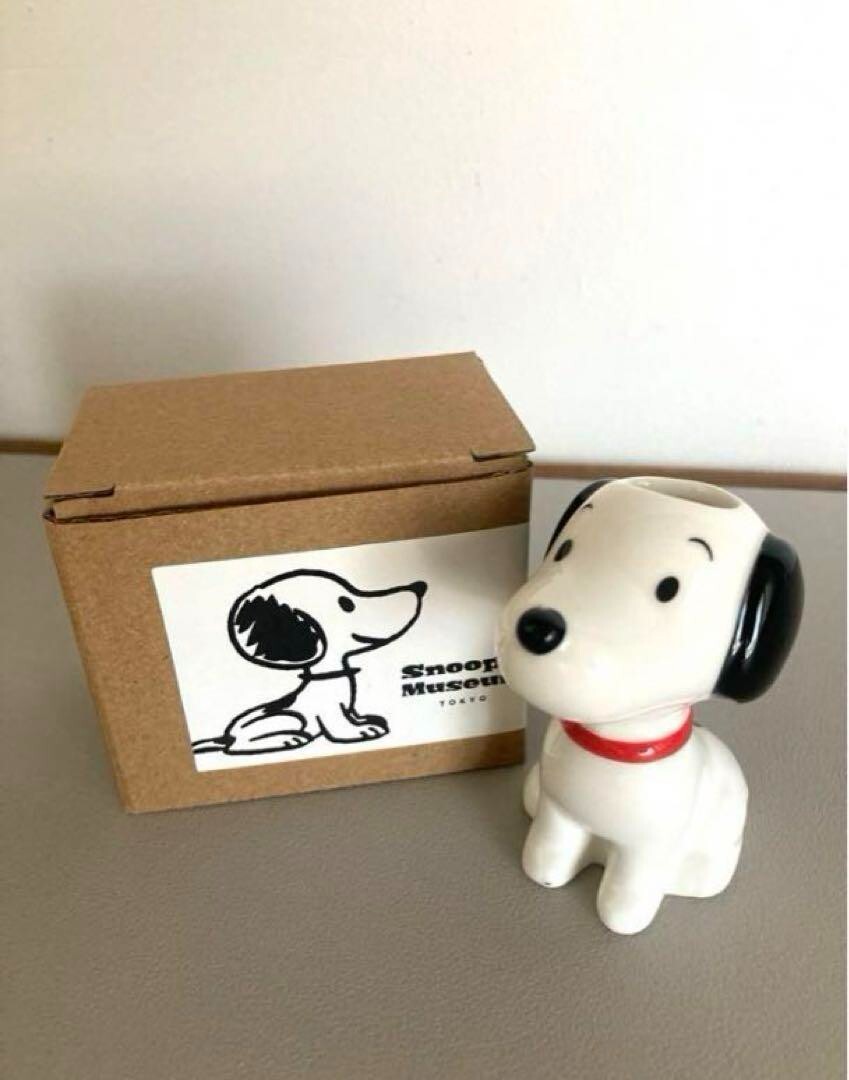 Snoopy Vase Snoopy Museum Tokyo Limited Flower Vase 7cm / 5.5in