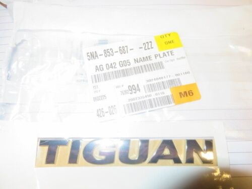 Genuine Volkswagen Tiguan Nameplate 5NA-853-687-2ZZ