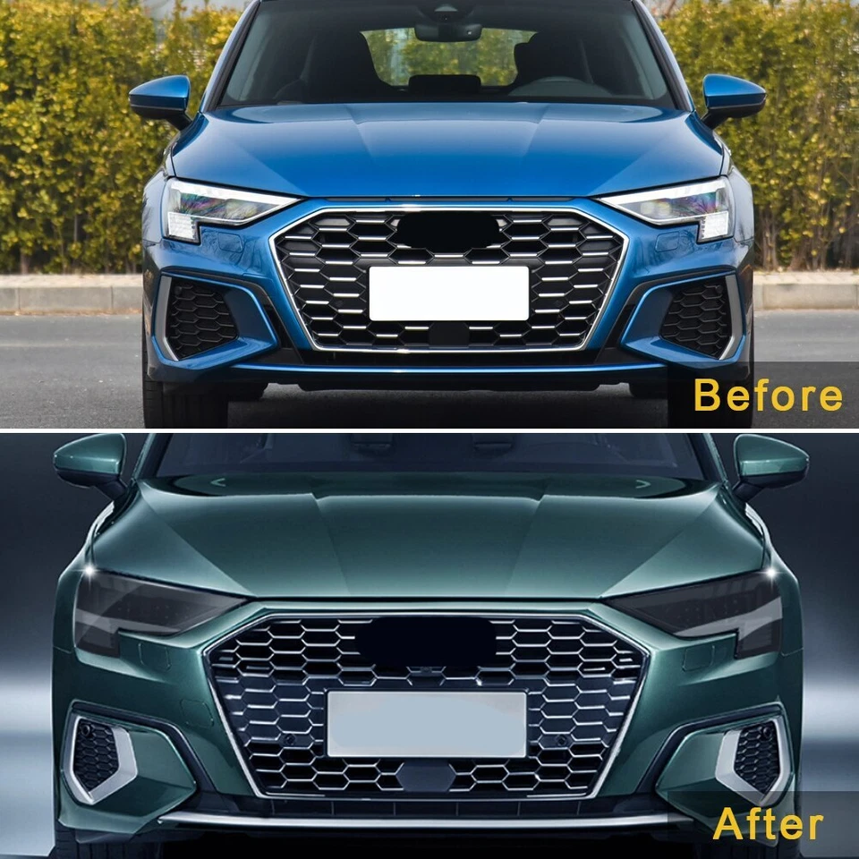 Lámina protectora de TPU para faros de coche con forma precortada para Audi A3 8V 8Y Foto 2 de 4