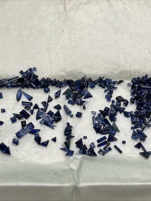 Large Assortment Of Small Synthetic Sapphires