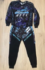 HK Army Paintball Jersey Shirt And TRK Joggers Pants Blue and Purple