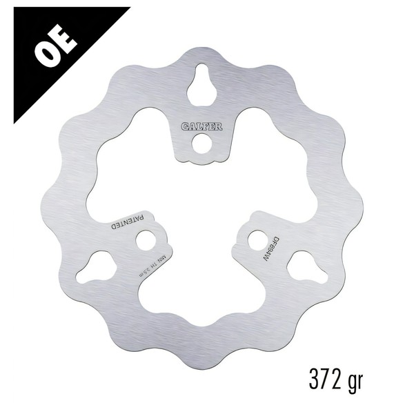 Bremsscheibe Galfer 2X DF894W Wave® Starr Vorne 170X4Mm FüR Kawasaki Klf, Suzuki-image
