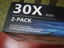 2-pak 30X CF230X Kasety z czarnym tonerem do HP LaserJet M203 M227 stalówki