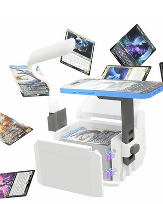 TCG Card Scanner with LED Light & Magnetic Base - Compatible with ManaBox &  M